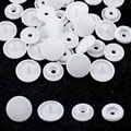 White Snap Button