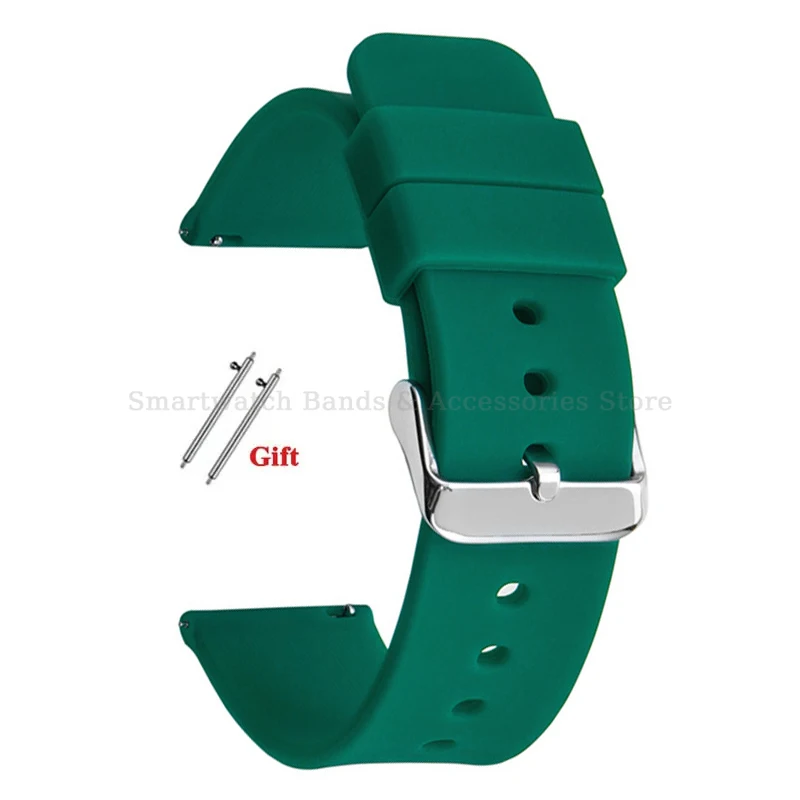 Versatile Soft Silicone Quick Release Watch Band Strap