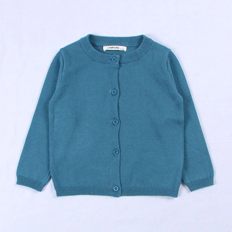 Kids Sweater Boys Girls Knitting Sweaters Kids Cardigans Solid O-Neck Spring Autumn Sweater Baby Kids Cardigans Coat 1-7Y