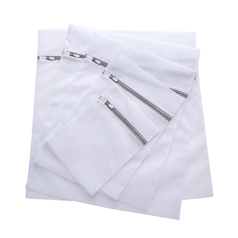 Mesh Laundry Bag Polyester Laundry Wash Bags Coarse Net Laundry Basket Laundry Bags for Washing Machines Mesh Bra Bag 2