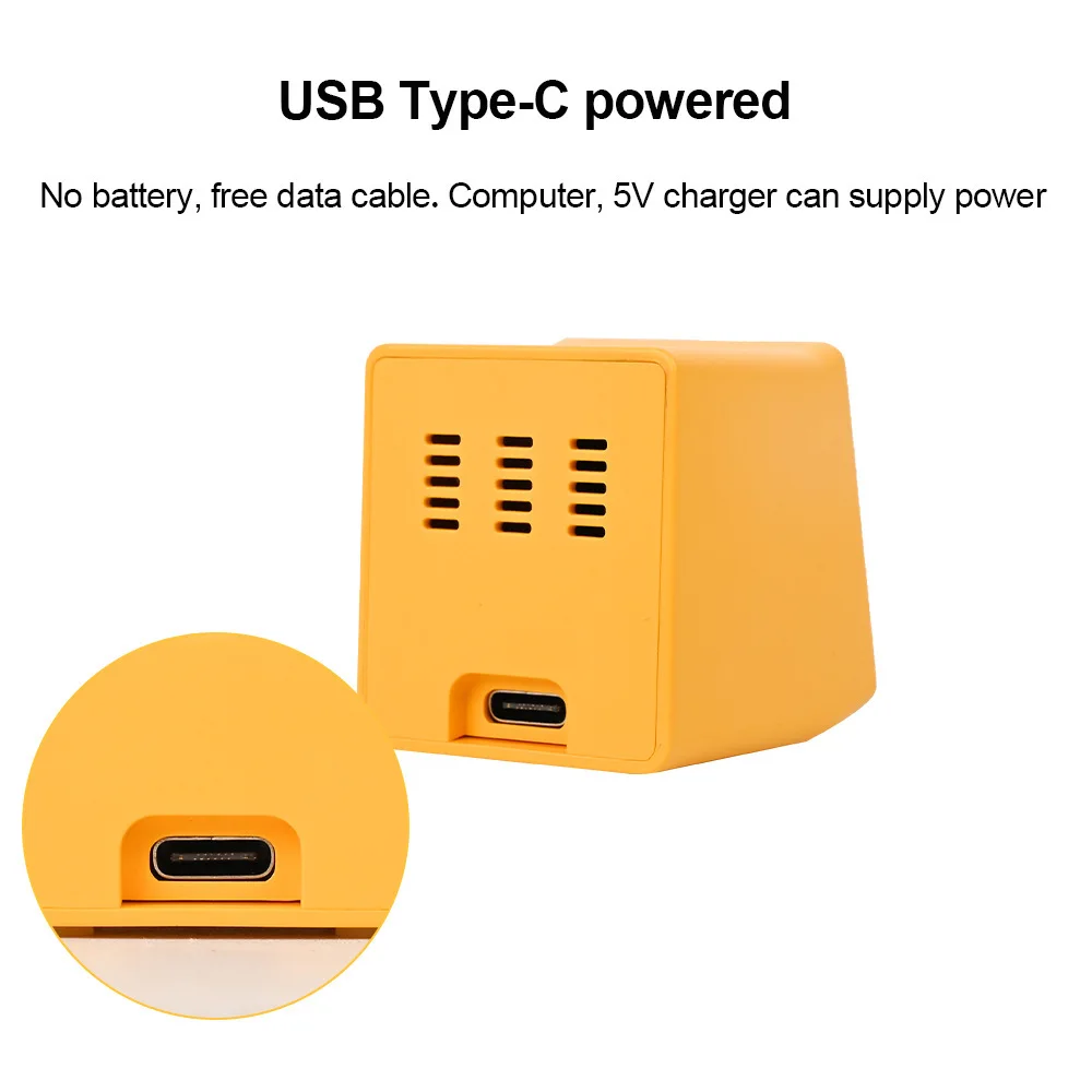 1.54inch Small Portable Smart Wifi Weather Station Display Weather Temperature Humidity Time Alarm Clock Desktop Decoration Gift