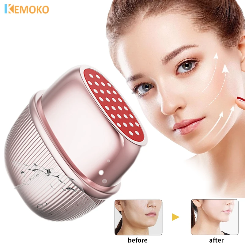 Facial Lifting Massager Machine 3 in 1 Professional Dot matrix RF EMS Skin Lifting Tightening Rejuvenated  Anti Wrinkles Facial бокорезы matrix professional insulated 17508 180 мм двухкомпонентные рукоятки