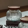 Retro Glass Jar Sealed Storage Jar Moisture-Proof Sugar Jar Tea Jar Food-Grade Storage Jar Glass Jar Kitchen Food Seasoning Suga 3