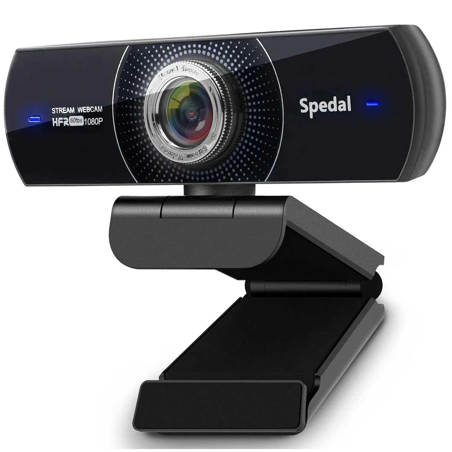 HD 1080P 60fps USB Streaming Webcam with Microphone