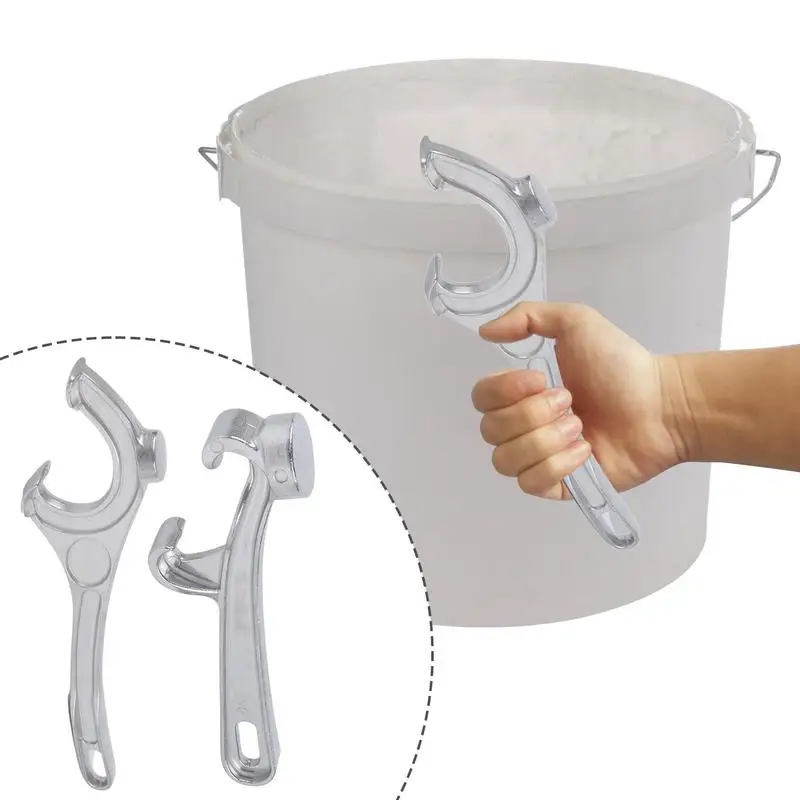 

Aluminum Gallon Bucket Opener Pail Paint Barrel Lid Can Openers Honey Beer Bucket Opening Tool Home Hand Opener Removal Tools