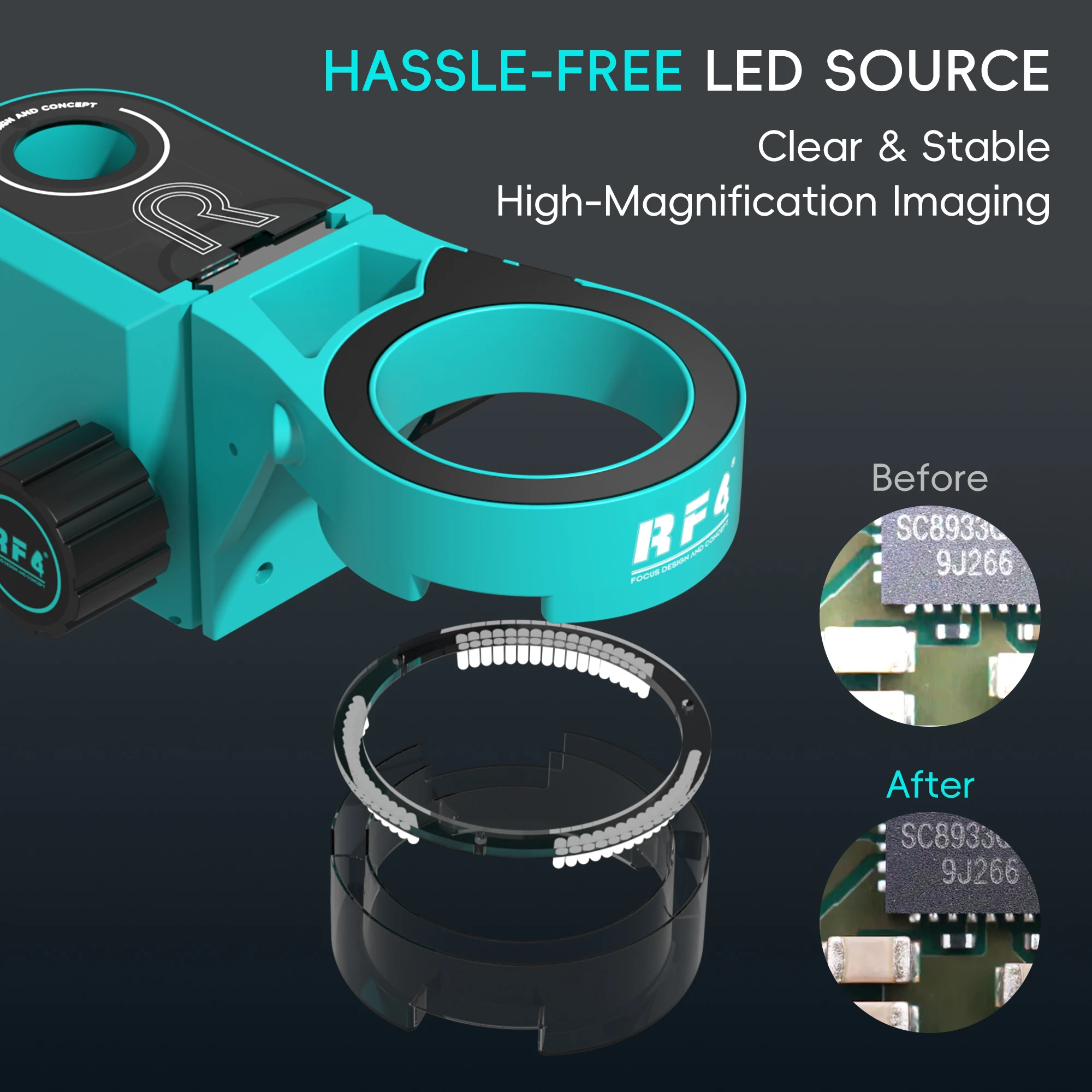 RF4 RF-A6 2-in-1 Microscope Stand 3