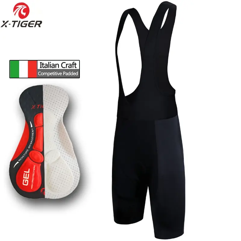 Cycling Shorts X-TIGER Bike Tights Triathlon 5D Gel Padded Pro Lycra Breathable Man Mountain Biking