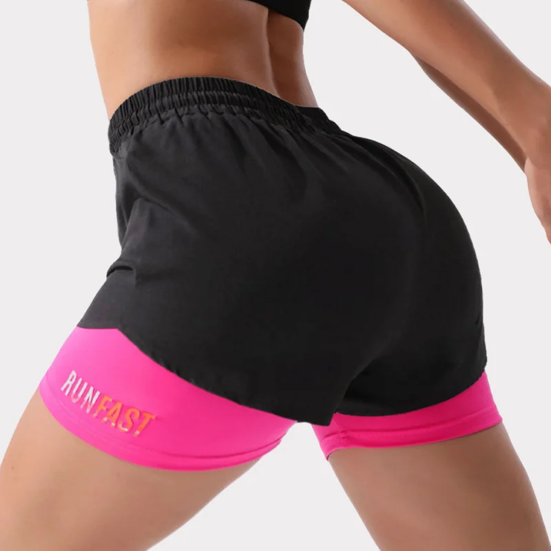 Running Sportswear Women's Gym Short Active Fitness Biker Yoga Wear Sport Cycling Shorts High Waist Push Up Workout Clothing