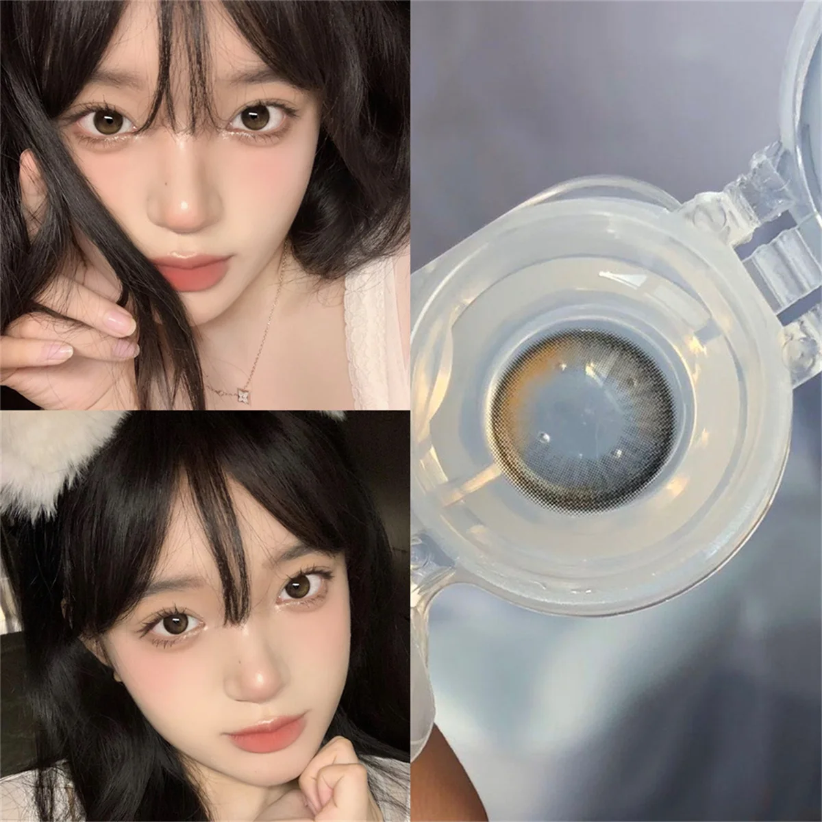 Prescription myopia 0-800 degrees pupil Colored Contact Lenses eyes Cosmetic Natural contact lens yearly