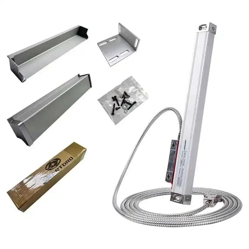 High Precision 0.005mm Milling Lathe Grinder DRO Linear Glass Scale 100 200 300 400mm Travel TTL Resolution 5um Industrial grade — view 5