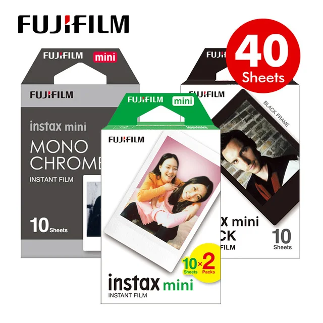 thumbnail image 2 of 20 Sheets Instant Film For Mini Cameras - Compatible With Mini 12, 11, 9, 8, 7+ & More 2 of 12