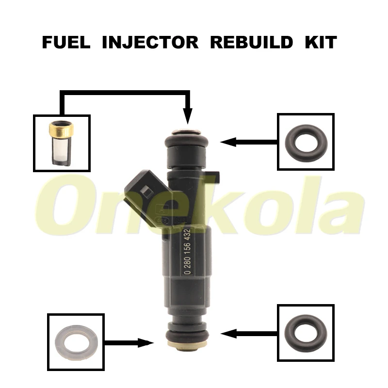 Fuel Injector Seal O-Ring Kit Seals Filters for Chinese car injector OEM:0280156432