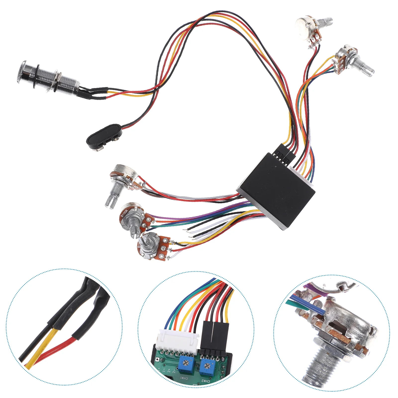 

3-полосная проводка Active EQ Preamp для бас-гитары, электрогитары