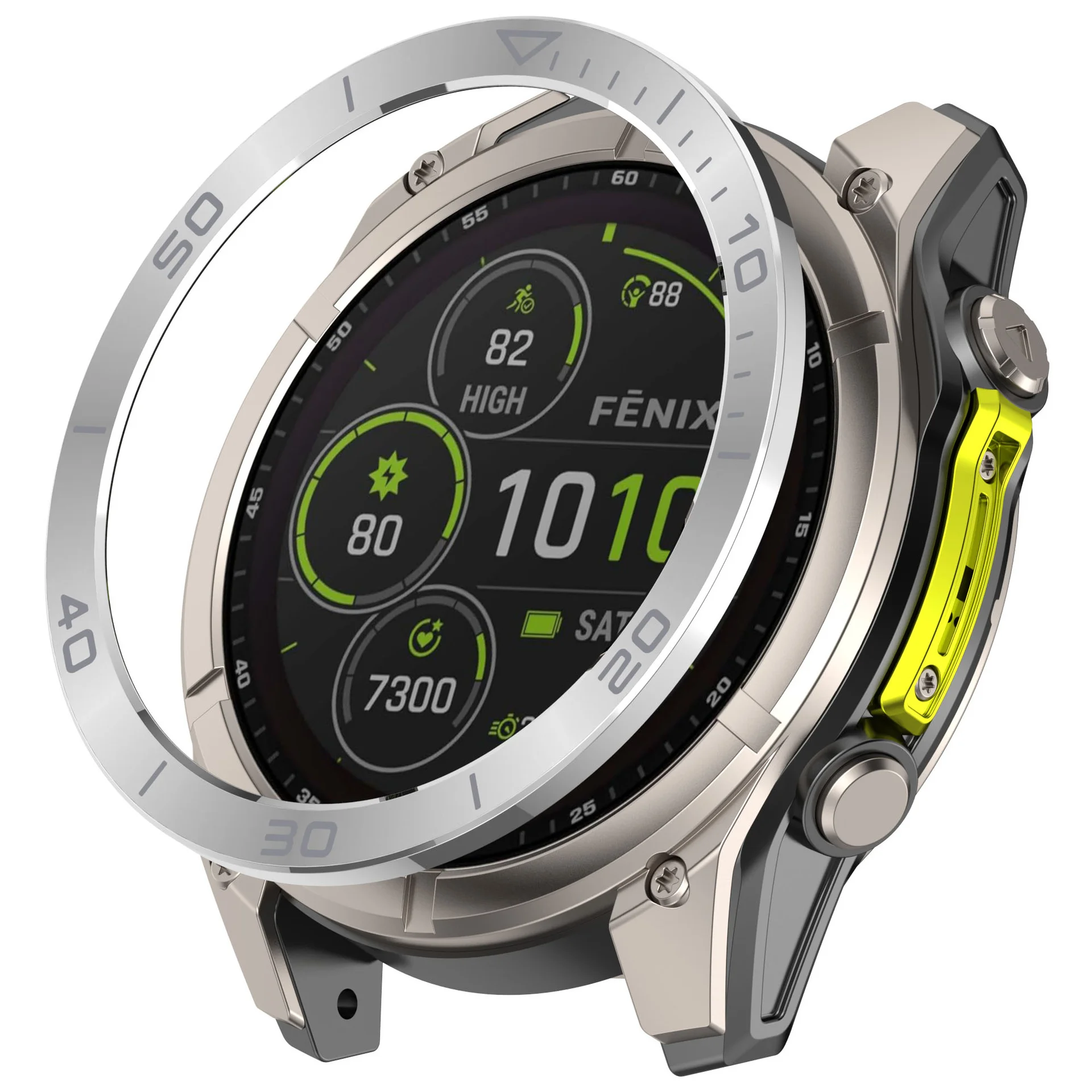 Sleek Metal Bezel Ring Styling Case - Anti-Scratch Protective Frame Bumper Ring