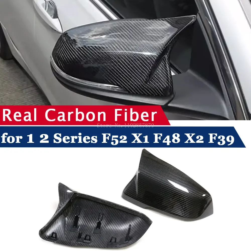 

M LOOK Rearview Mirror Cover for BMW 1 2 SERIES F40 F52 F44 F45 F46 X1 F48 F49 X2 F39 Z4 G29 Real Carbon Fiber Side Mirror Shell