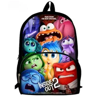 Inside Mochila Out School Backpack for Grade 1-4,Cartoon Animal Prints School Bags for Boys Gilrs ,Child Backpack for School 1