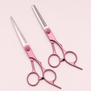 Hair Cutting Scissors 6" Japan Stainless Steel Hairdressing Scissors Thinning Shears Hair Scissors Set Styling Tool C1000 1