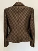 HIGH STREET Newest 2024 SS Designer Jacket Women's Double Breasted Slim Fitting Monogram Jacquard Blazer 2