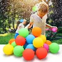 12/24 Pcs Reusable Water Balloons Refillable Water Balloon Quick Fill Self Sealing Water Bomb Splash Balls Swimming Pool Toys 2