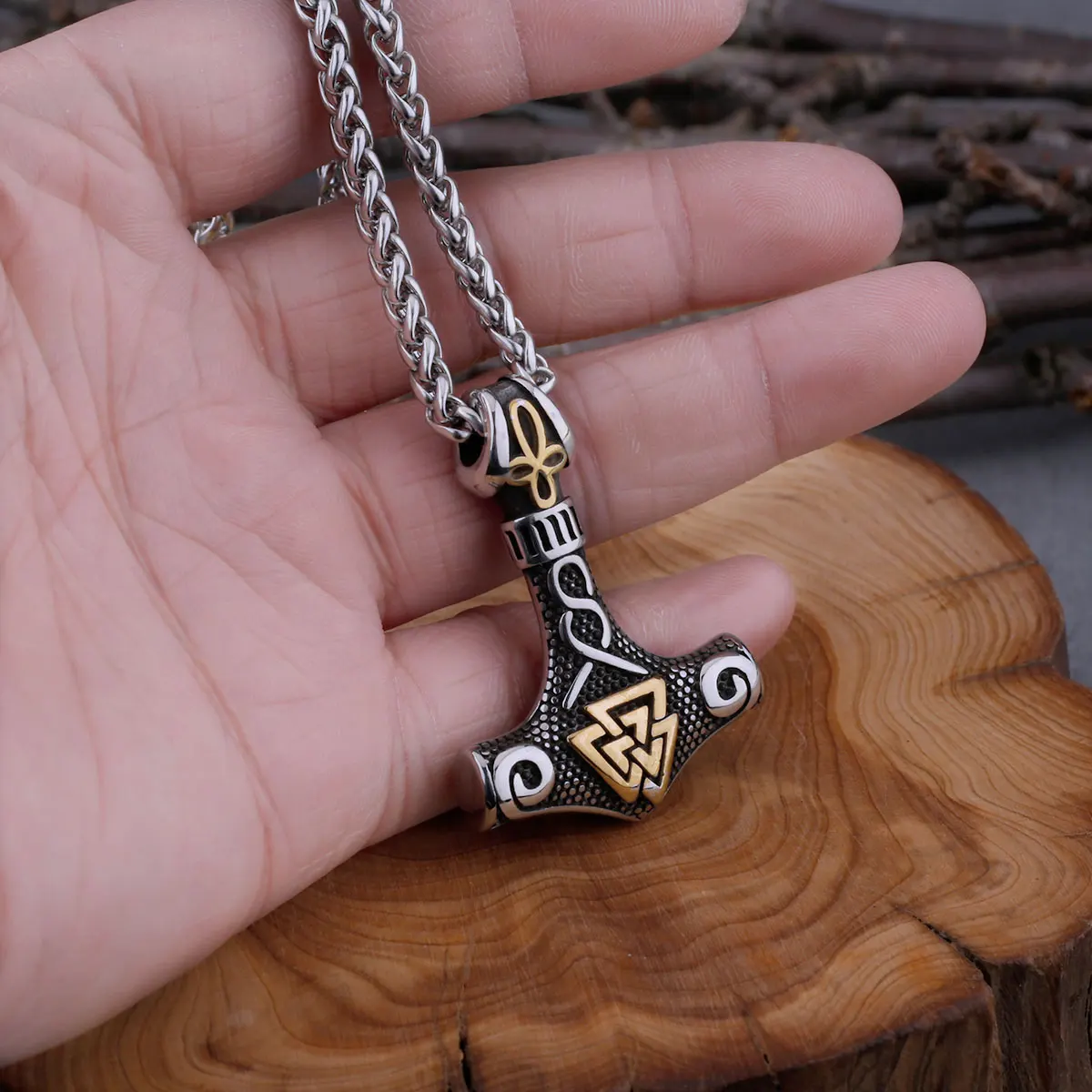 XPOOP Thor's Hammer Opener Necklaces,Stainless India | Ubuy