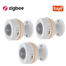 

Tuya ZigBee PIR Motion Sensor Wireless Infrared Detector Security Burglar Alarm Sensor Smart Life APP Control Compatible