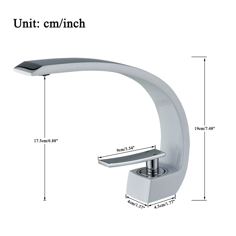 Basin Faucet Bathroom Faucet Washbasin Crane Brass Vessel Sink Deck Mounted Hot Cold Water Mixer Tap For Senlesen