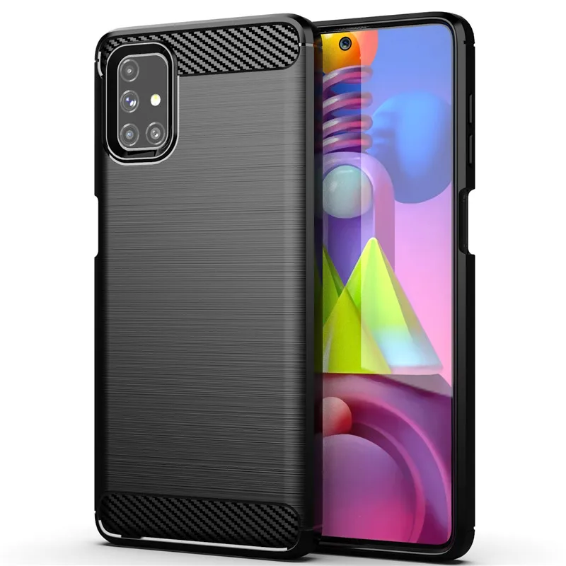 For Samsung Galaxy M51 Case For Samsung M51 A12 A42 A32 S21 S20 FE Cover Shockproof Silicone Protective Bumper For Samsung M51 - 1