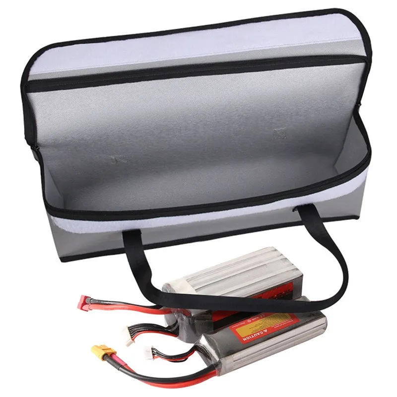 Sac Batterie Vélo Électrique Ignifuge 465x95x175mm - Charge Sécurisée