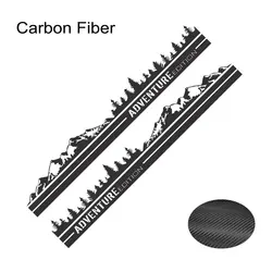Camper Van Side Stripes Graphics Vinyl Film Decals - 2PCS Tuning Accessories Car Door Stickers - L1  SWB (Carbon Fiber)