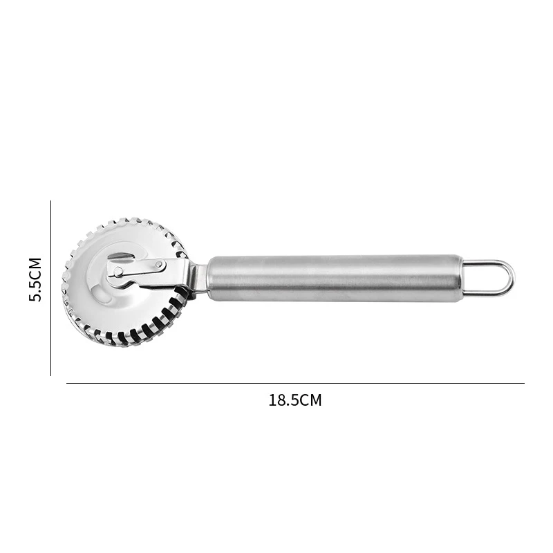 Stainless Steel Pastry Roller Nonstick Ravioli Cutter Pastry Wheel Cutter Roller Edge Sealing Embossing Knife Dough Cutter pastry cutter