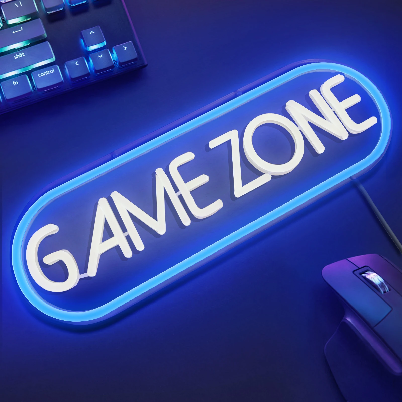 Game Zone Neon Sign | Neon Light Décor for Gaming Rooms