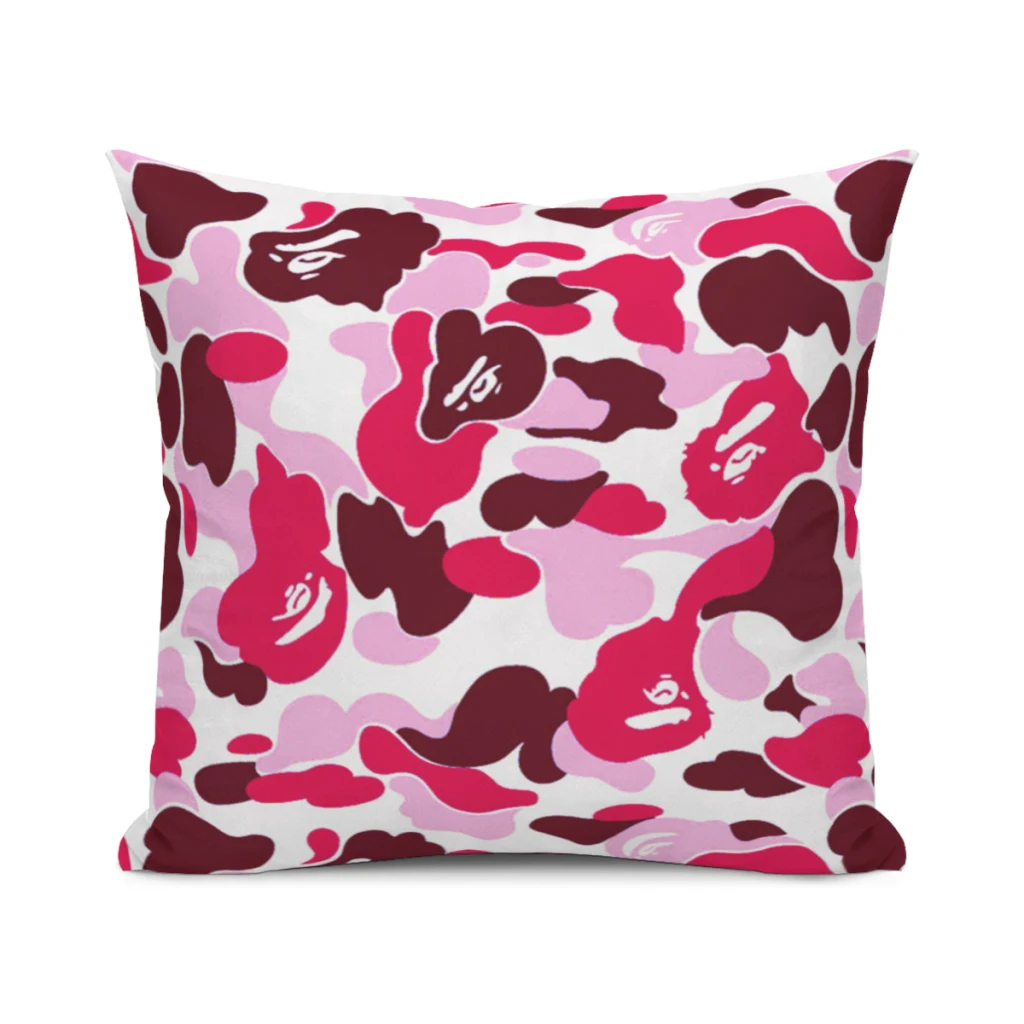 APE-Bape-Camouflage-Square-Pillowcase-Cushion-Cover-Creative