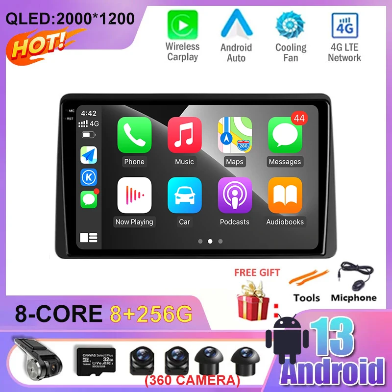 

Android 13 Car Multimedia Video Auto Radio Player Navigation Stereo For Renault Duster HM 2 II 2020 - 2023 Arkana 1 I 2019-2023