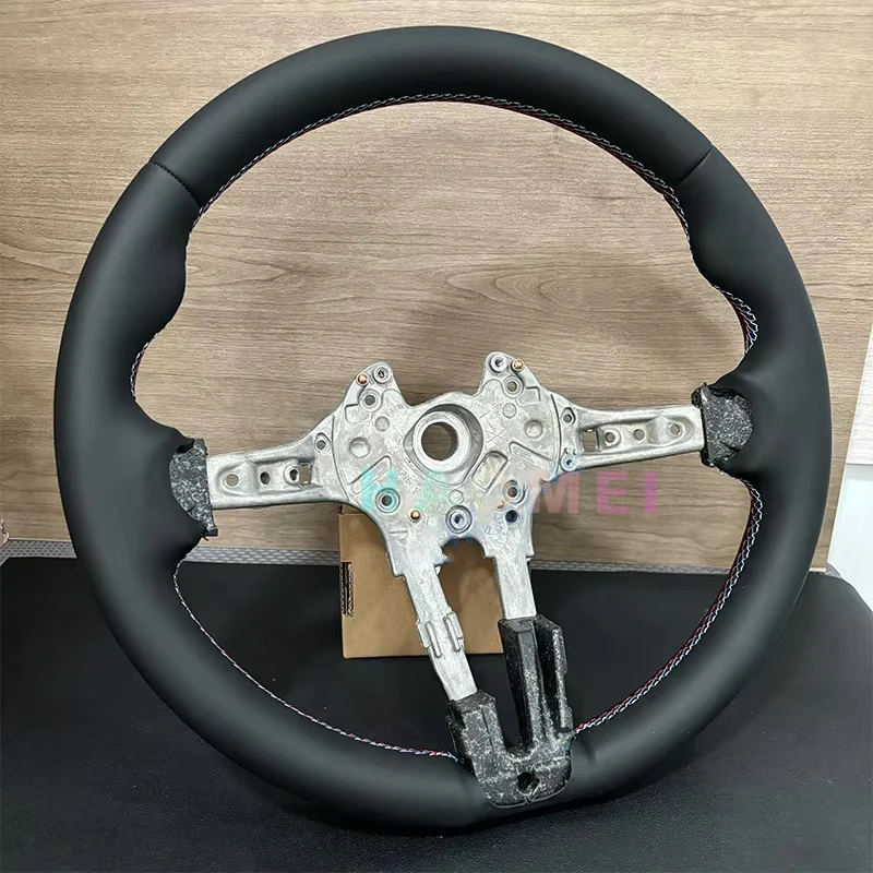 BMW M5 M3 M2 M8 F10 F30 E90 E89 F12 F13 E92 F20 F06 F80 F82 F83 F31 스티어링 휠 가죽 커버 스티어링 휠 자동차 액세서리