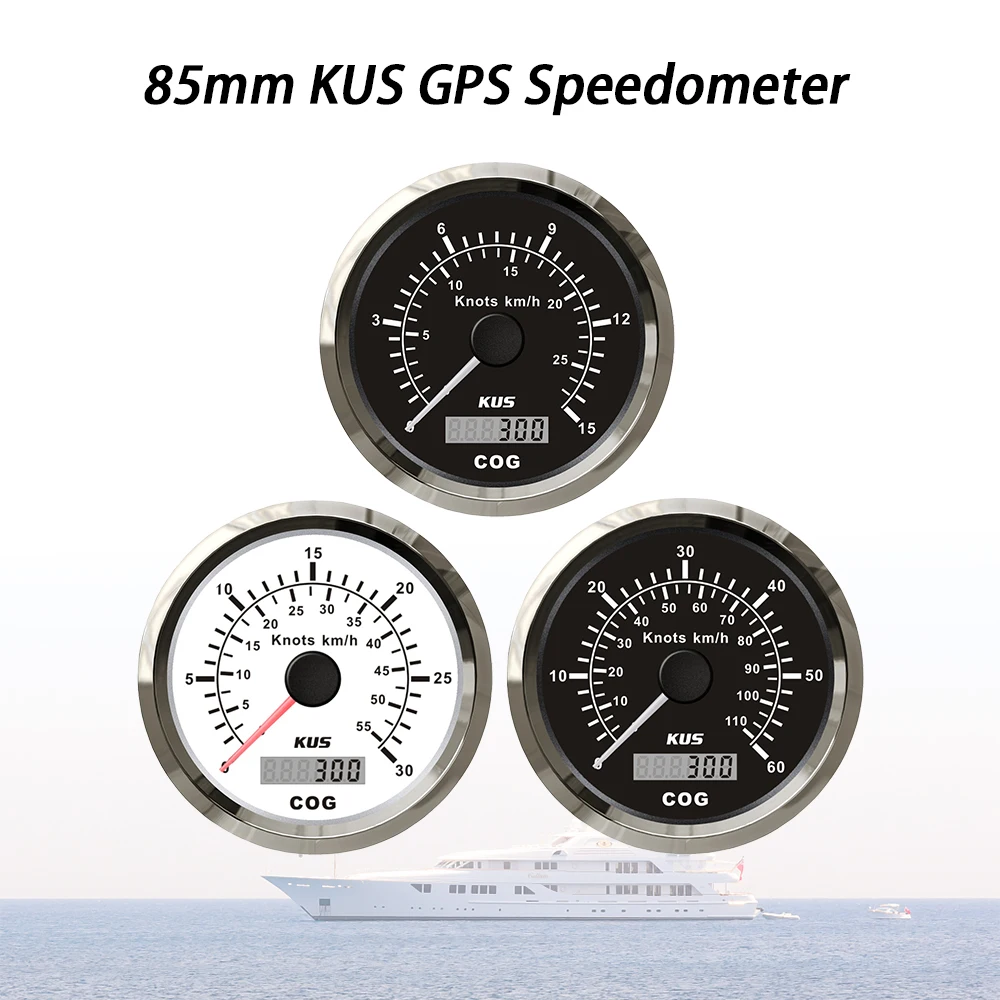 KUS Universal GPS Speedometer Speed Gauge 15 Knots 30 Knots, 45 OFF