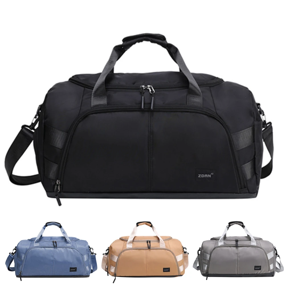 MenGymBagsNylonFitnessBagLargeCapacityPortableGymBag