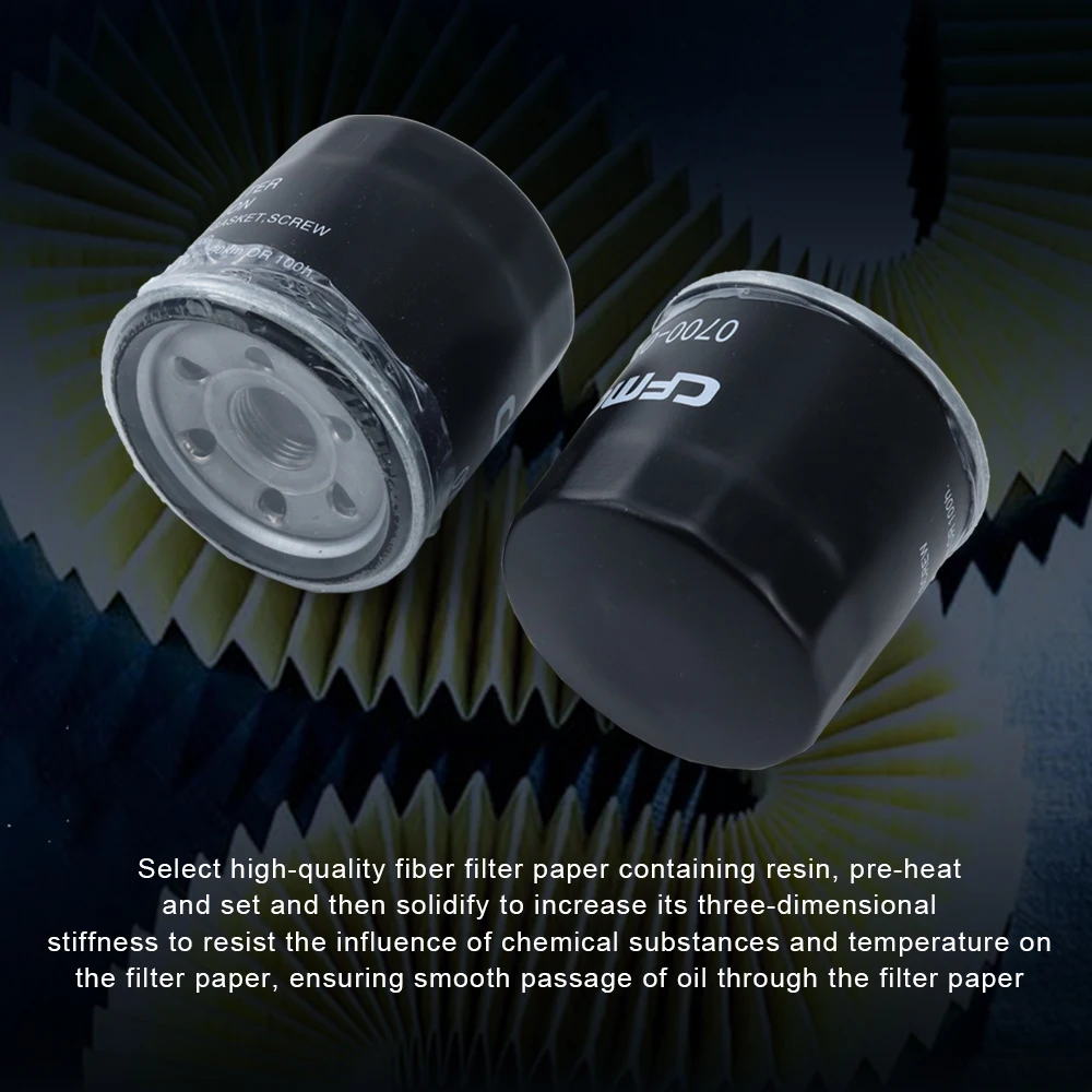 2PCS Engine Oil Filter CFMOTO 650NK/650MT/650TR-G/650GT 0700-070200 Cf Moto 650cc Motorcycle