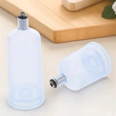2Pcs 교체 가능한 에어 브러시 페인트 컵 분할형 분리형 디자인 예술가를위한 대용량 페인트 저장소 수채화 오일