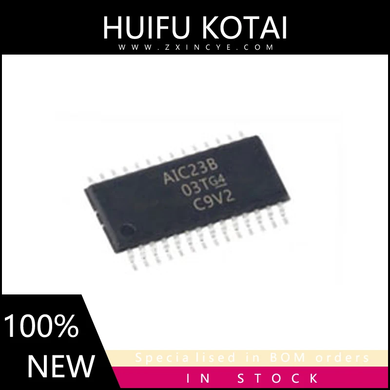 

5 шт., TLV320AIC23BPWR AIC23B TSSOP28, Новые Товары в наличии