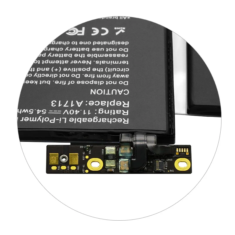 Bateria do Portátil para Apple Macbook Pro 13 A1708 2023 2023 Emc 2978 3164 02000946 Mll42ll 4781mah Apexway-a1713 - Imagem 2