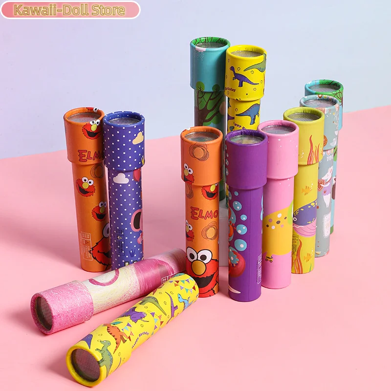 Kaleidoscope Children's Toy Rotating Science Paper Props Cartoon Classic Party Birthday Retro Gift