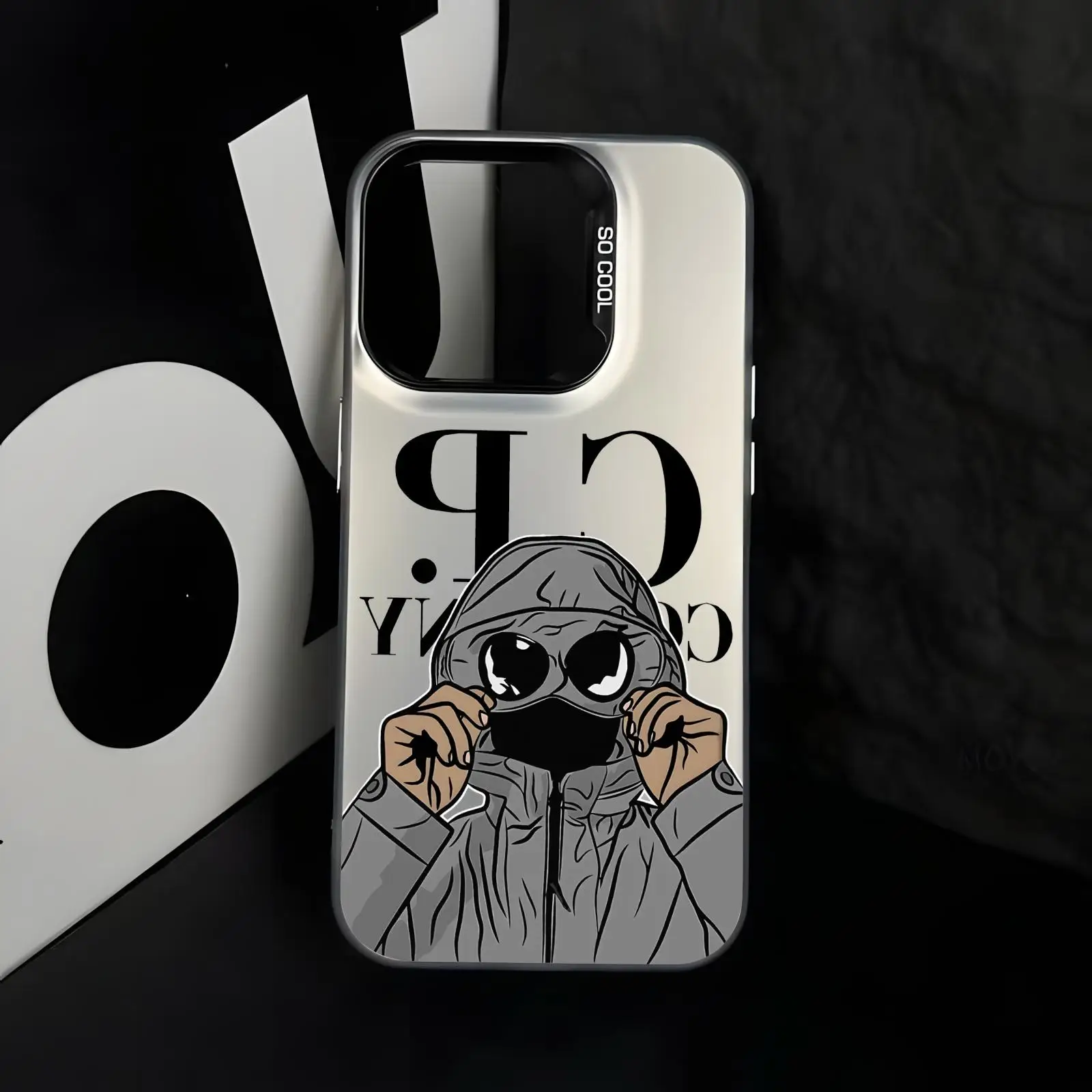 Senior Cool Silver IMD Luxury Shockproof Phone Case