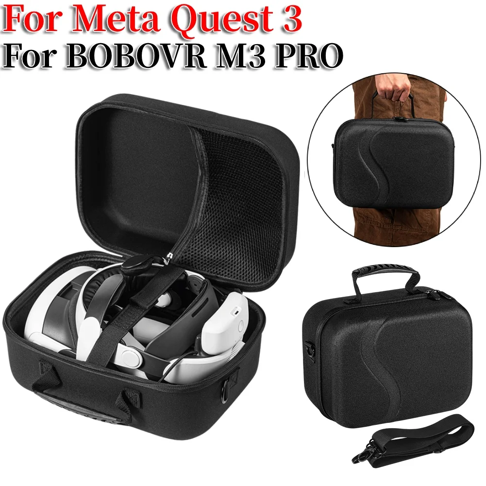メタクエスト3S 128GB & 純正キャリングケース YipuVR for Meta Quest 3/Quest 3S用ハードEVAキャリングケース