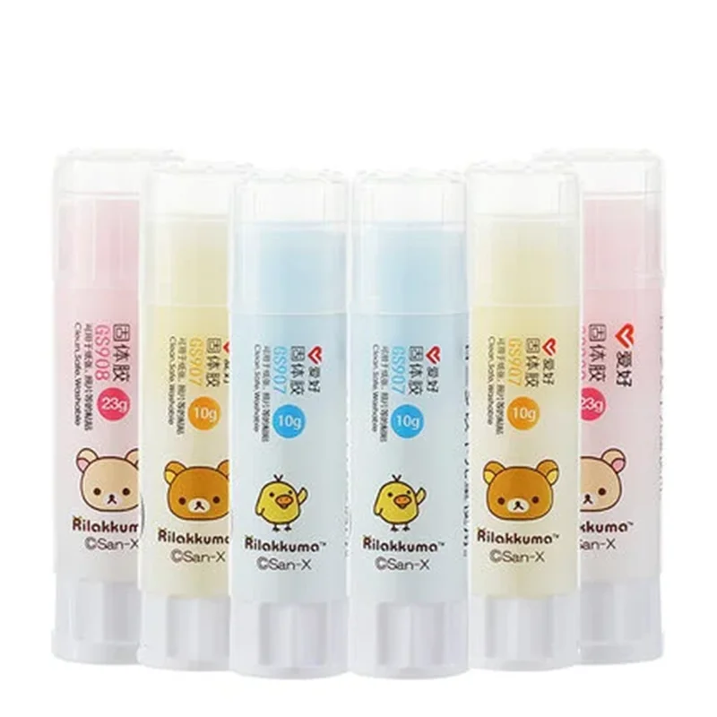 AIHAO Rilakkuma 강력한 접착제 스틱, 학교 사무용품, GS907, 10G