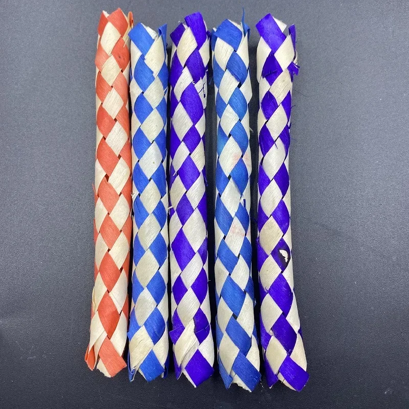5Pcs Finger Traps Birds Parrots Chew Chinese Bamboo Traps DIY for Kids Parties s bird accessories parrot toy,bird toy,bird cage accessories