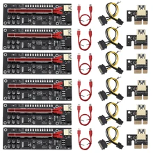 

1-6PC Riser VER 011MAX USB 3.0 PCI-E Riser VER011 Express Cable Express 1X to 16X Extender PCIe Adapter for GPU Graphics Card