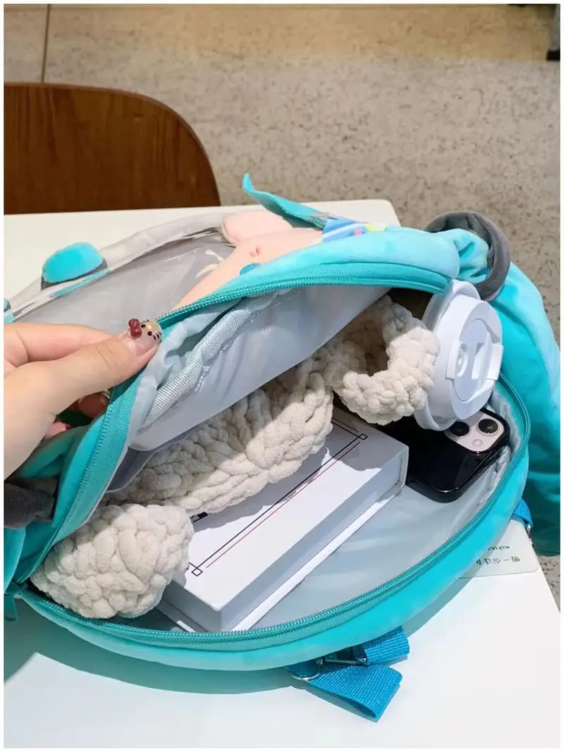 Charming Fufu Miku Cartoon Backpack - Large-Capacity Ita Bag