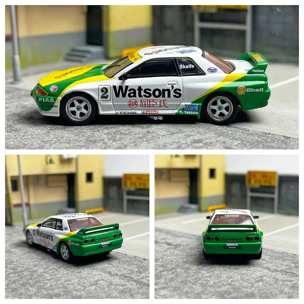

TSM MINI 1:64 GTR32 GTR 1991 Macau Alloy Car Model