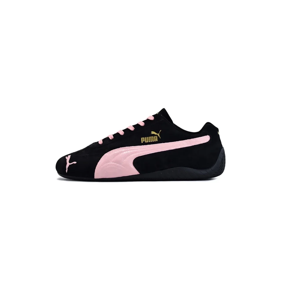 Puma Sepeedcat OG Women and Men Pink Leopard Retro Leather Lightweight Anti-slip Cushioning Athletic Trainers 398846-01