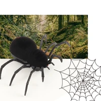 Crawling 2.4g RC Child Gift Remote Control Scary Creepy Soft Plush Infrared RC Tarantula Toy 2